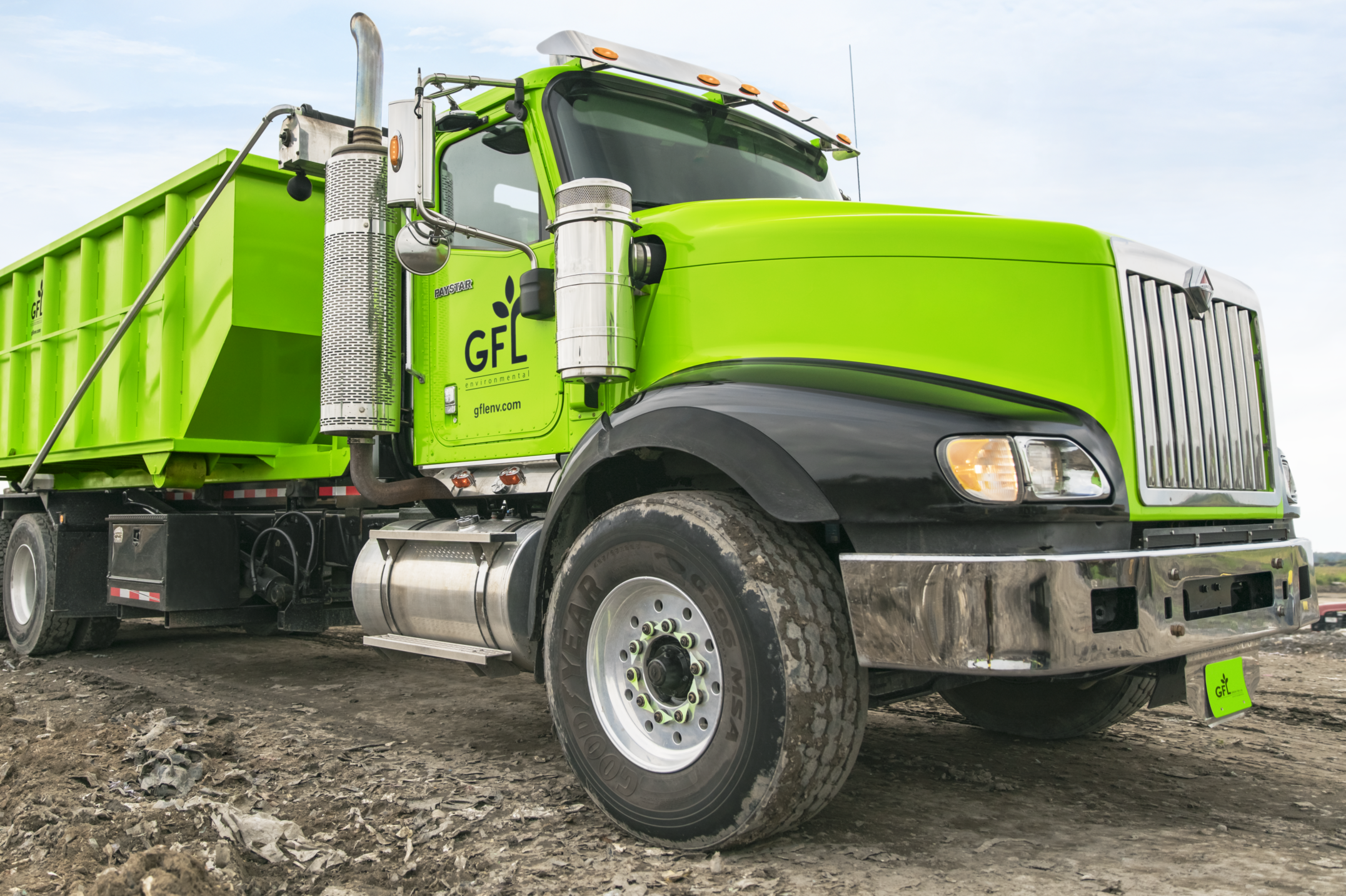 GFL solid waste truck